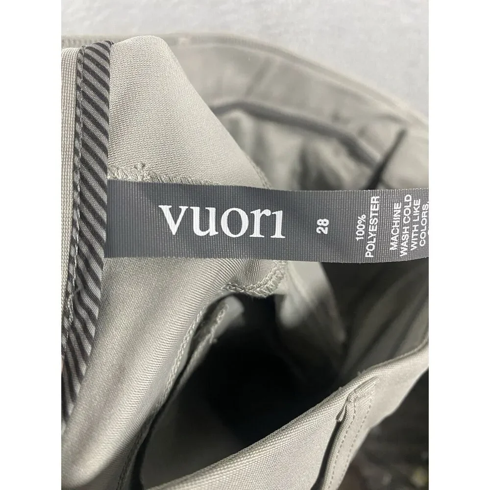 Vuori Men's Meta Pant‎ (V430) Zip Pocket Tapered Leg Driftwood Size 28